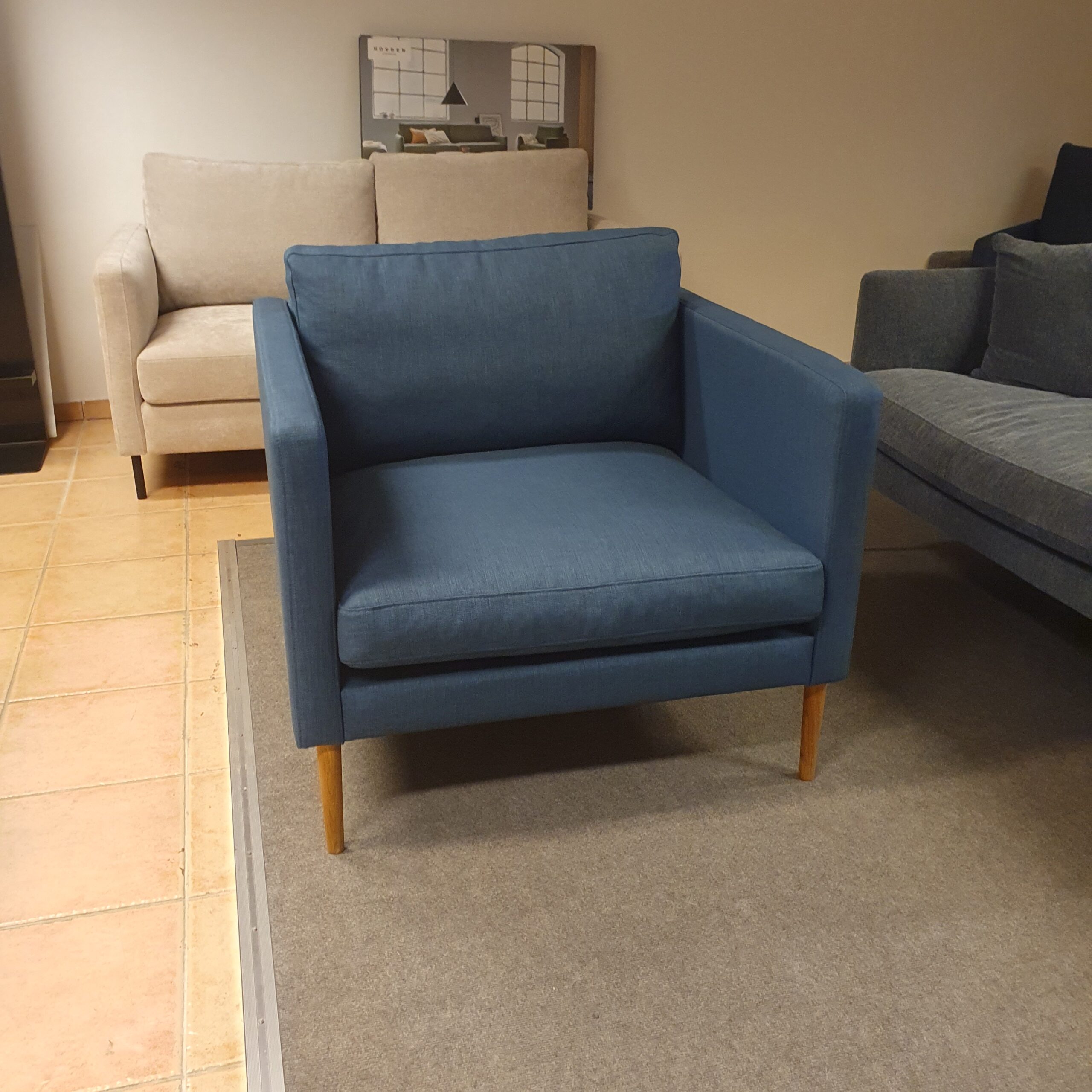 Elegante 1-seter stol Utstilling selges
