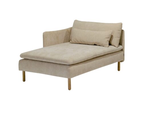 Idyll sjeselongmodul med arm på en side